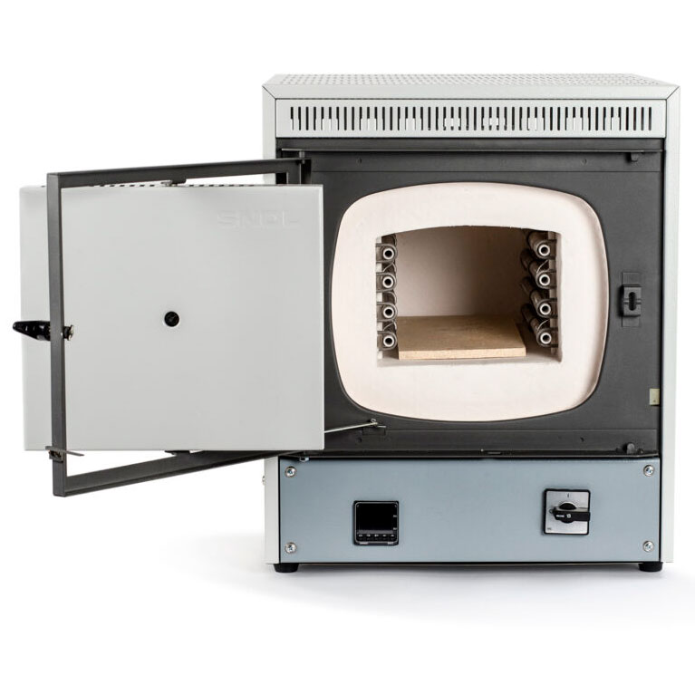 Laboratory muffle furnace for ashing SNOL 6.7/1300 LSC 21 (up to 1300 °C, 6.7 l, thermofibre chamber, door opens to the side, programmable thermostat)