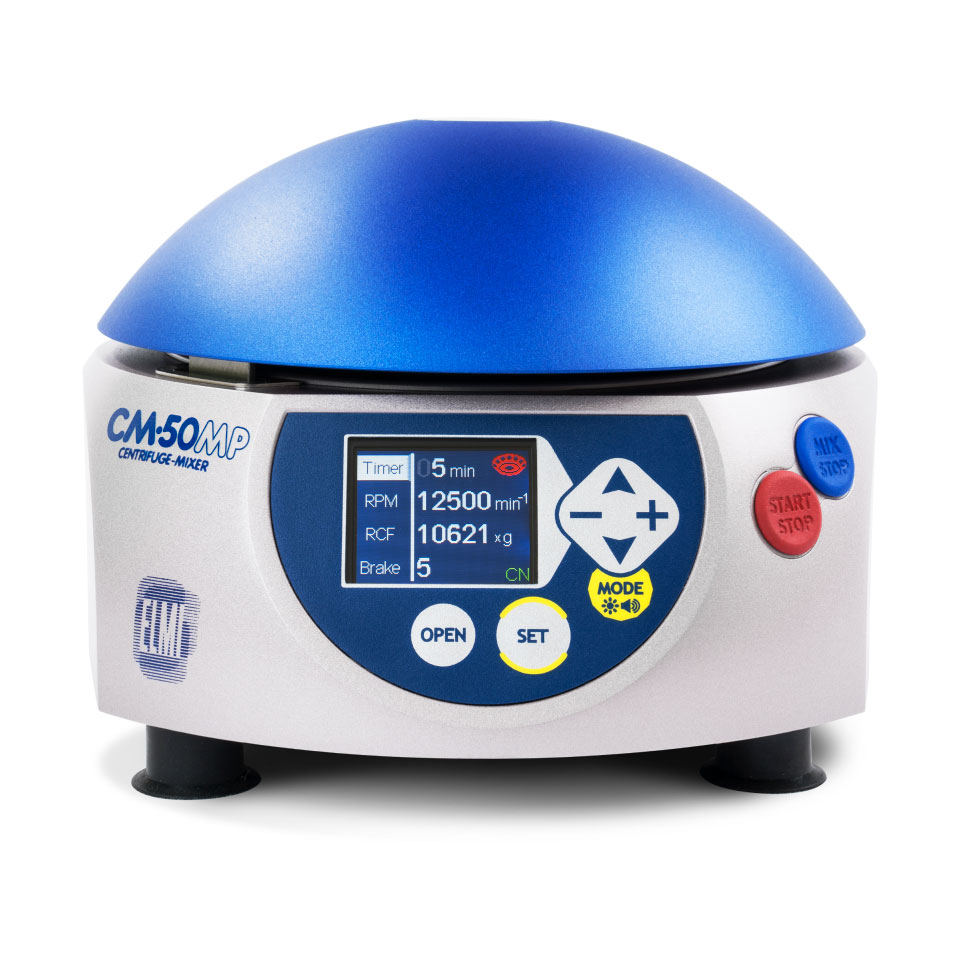 Tibbiy santrifüj-silkituvchi ELMI CM-50MP (12500 rpm gacha, 12x2 ml)