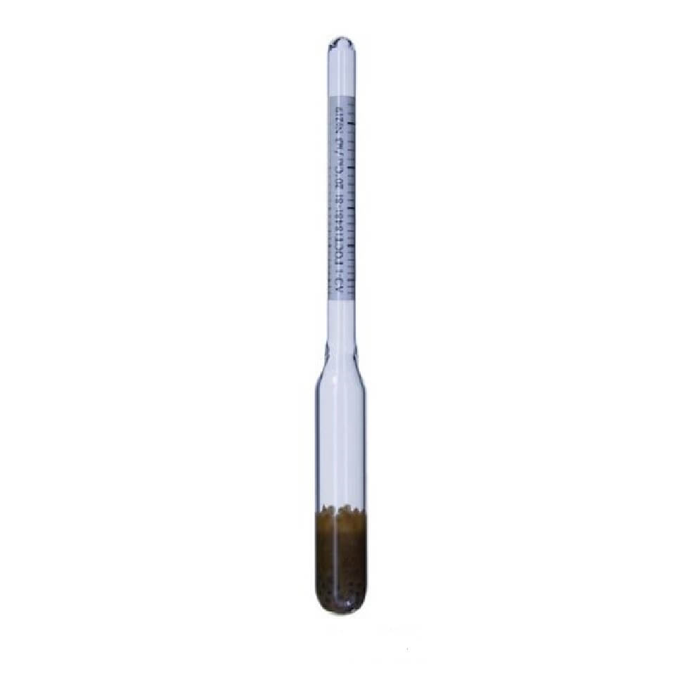 Gidrometr AE-1 elektrolitlar uchun 1100-1300 kg / m3