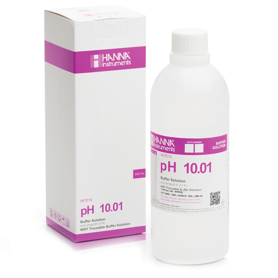Раствор для калибровки HANNA HI 7010 L (рН 10,01; 500 мл)