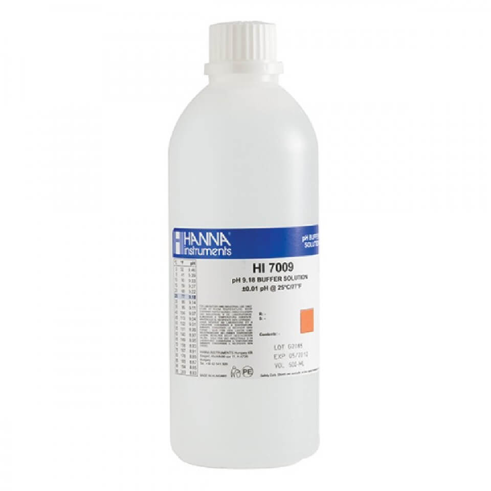 Раствор для калибровки HANNA HI 7009 L (pH-9,18; 500 мл)