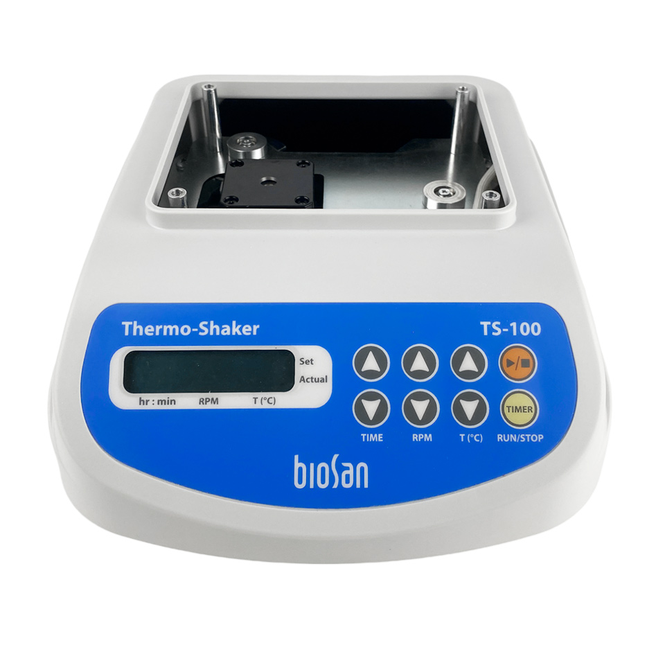 Thermoshaker BioSan TS-100 (+25… +100 °C, 1400 rpm, without thermoblock, art. BS-010120-AAI)