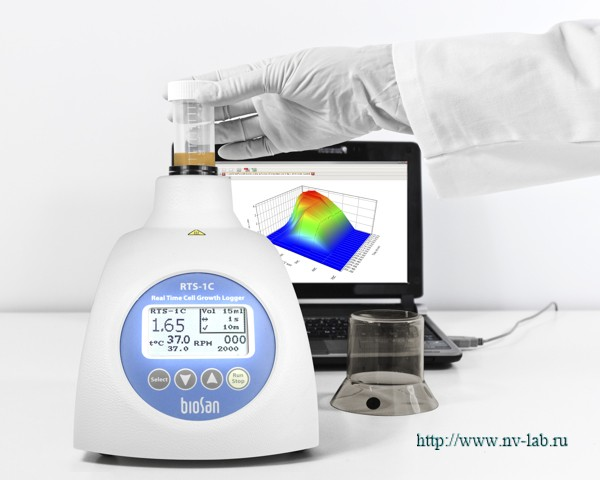 Thermal shaker RTS-1C BioSan with cooling and reverse mixing