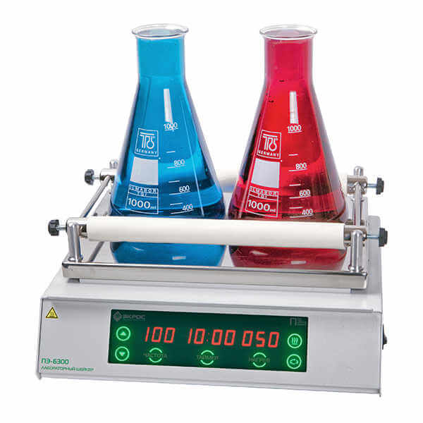 Orbital laboratoriya shakeri EKROS-6300 (PE-6300) (ikki marta, isitiladigan, 200 rpm gacha), Ecochem
