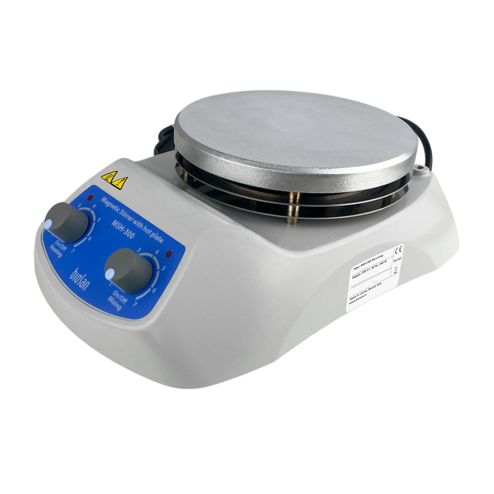Мешалка магнитная BioSan MSH-300 (15 л, 250…1250 об/мин, 330 °C)