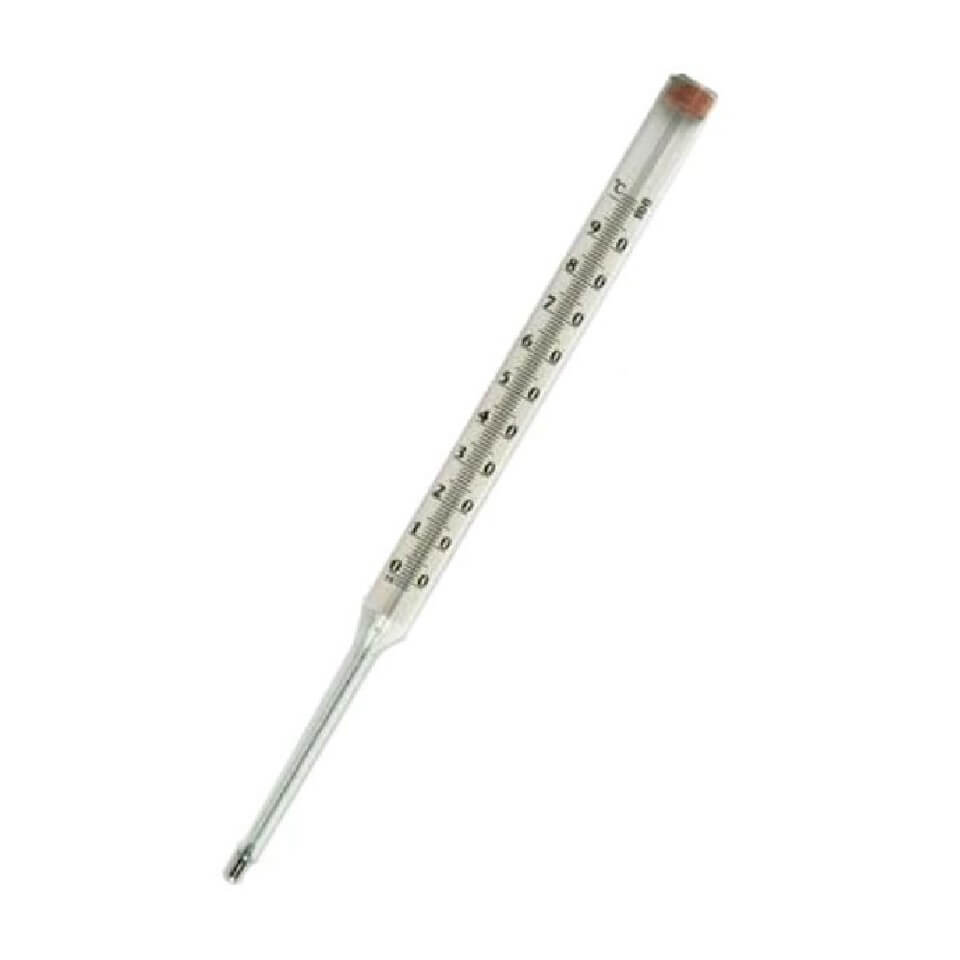To'g'ridan-to'g'ri texnik termometr TT P No 4 (HF 240 mm, LF 103 mm, CD 1, simob, shisha), san'at. 200017