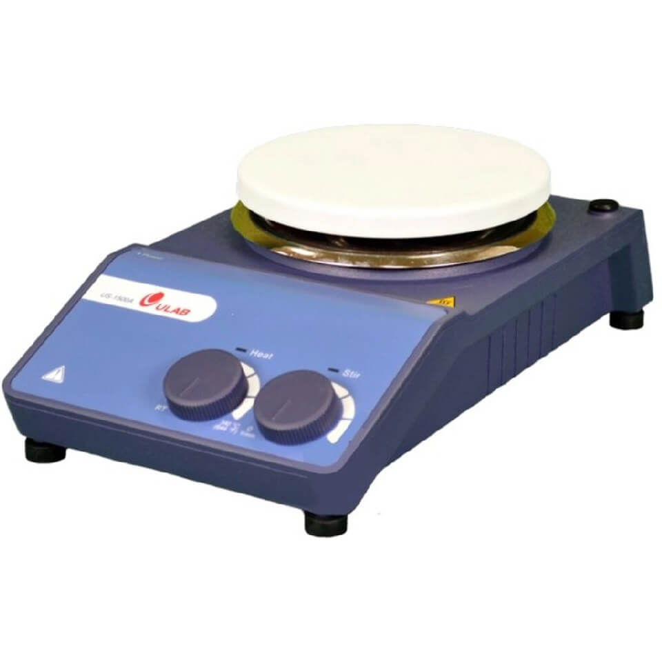 Мешалка магнитная ULAB US-1500A (20 л, 0…1500 об/мин, +340 °С)