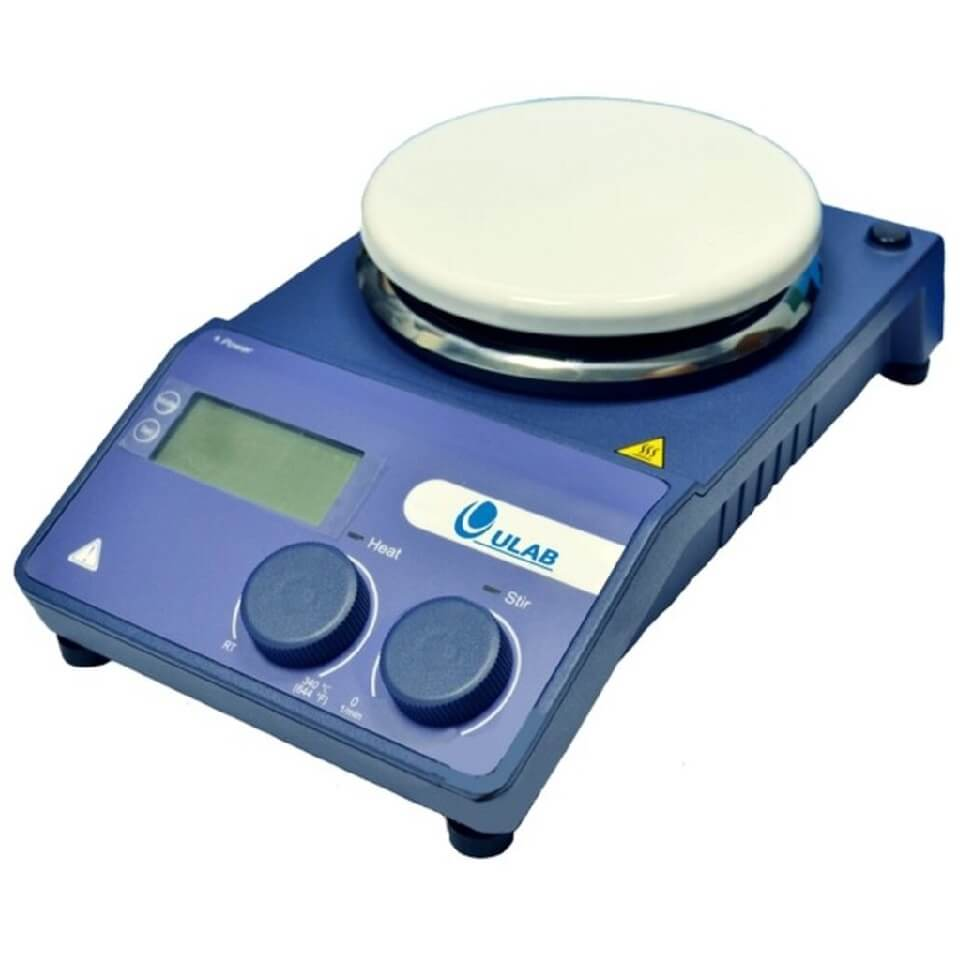 Мешалка магнитная ULAB US-1500D (20 л, 0…1500 об/мин, +340 °С)