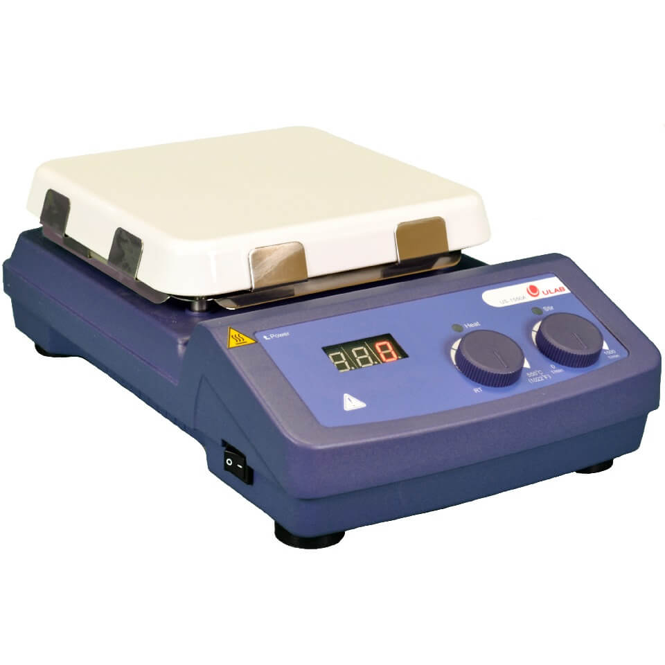 Мешалка магнитная ULAB US-1550A (20 л, 0…1500 об/мин, +550 °С)