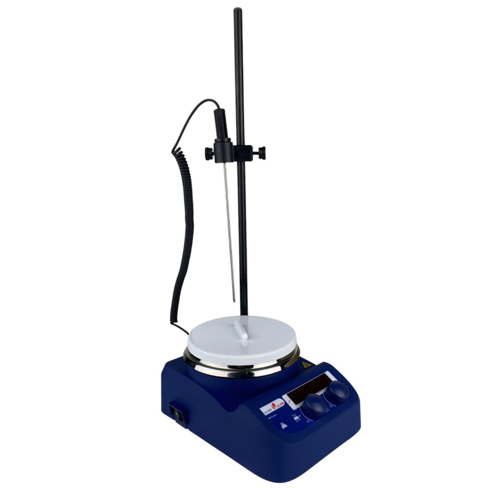 Мешалка магнитная ULAB US-1500S (3 л, 200…1500 об/мин, +280 °С)