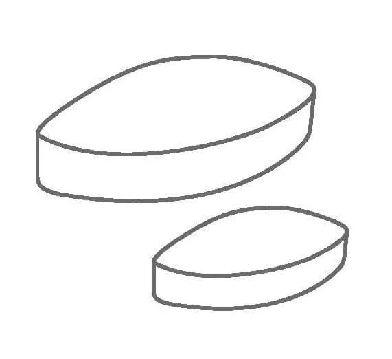 Aralashtirgichlar to'plami IKA IKAFLON 70 ellips (Ø20×70 mm, 5 dona/paket)