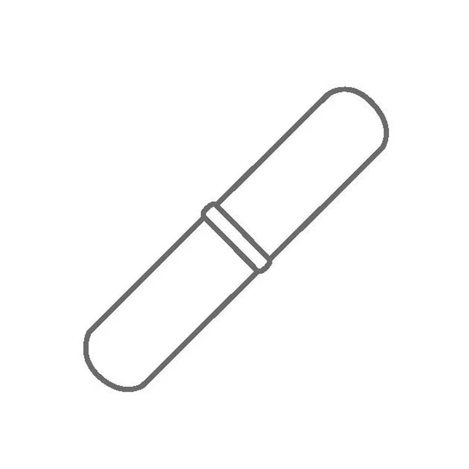 IKA IKAFLON 50 dumaloq aralashtirgichlar to'plami (Ø8×50 mm, 5 dona/paket)