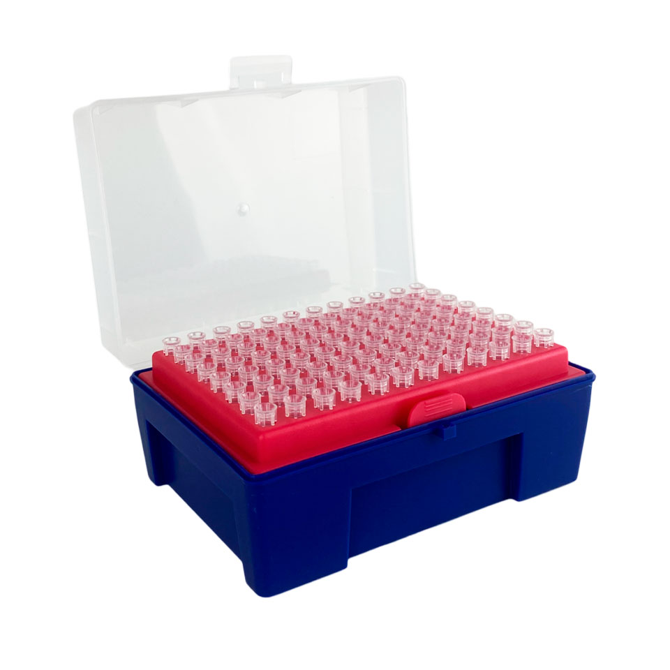 Stegler BTF10/96 pipetka uchun filtrli uchi (10 µl, 96 dona, har bir qutiga)