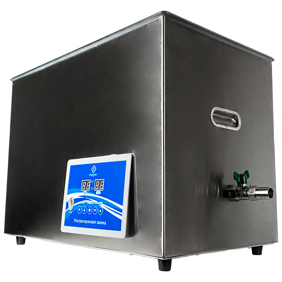 Ultrasonic bath (wash) Stegler 30DT (30 l, 20-80 °C, 720 W)