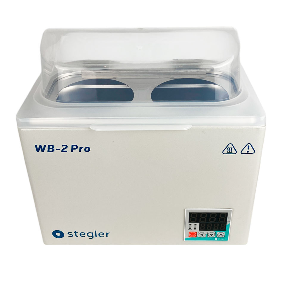 Water bath Stegler WB-2 Pro (7 l, Troom +5...100 °C, 2 places)