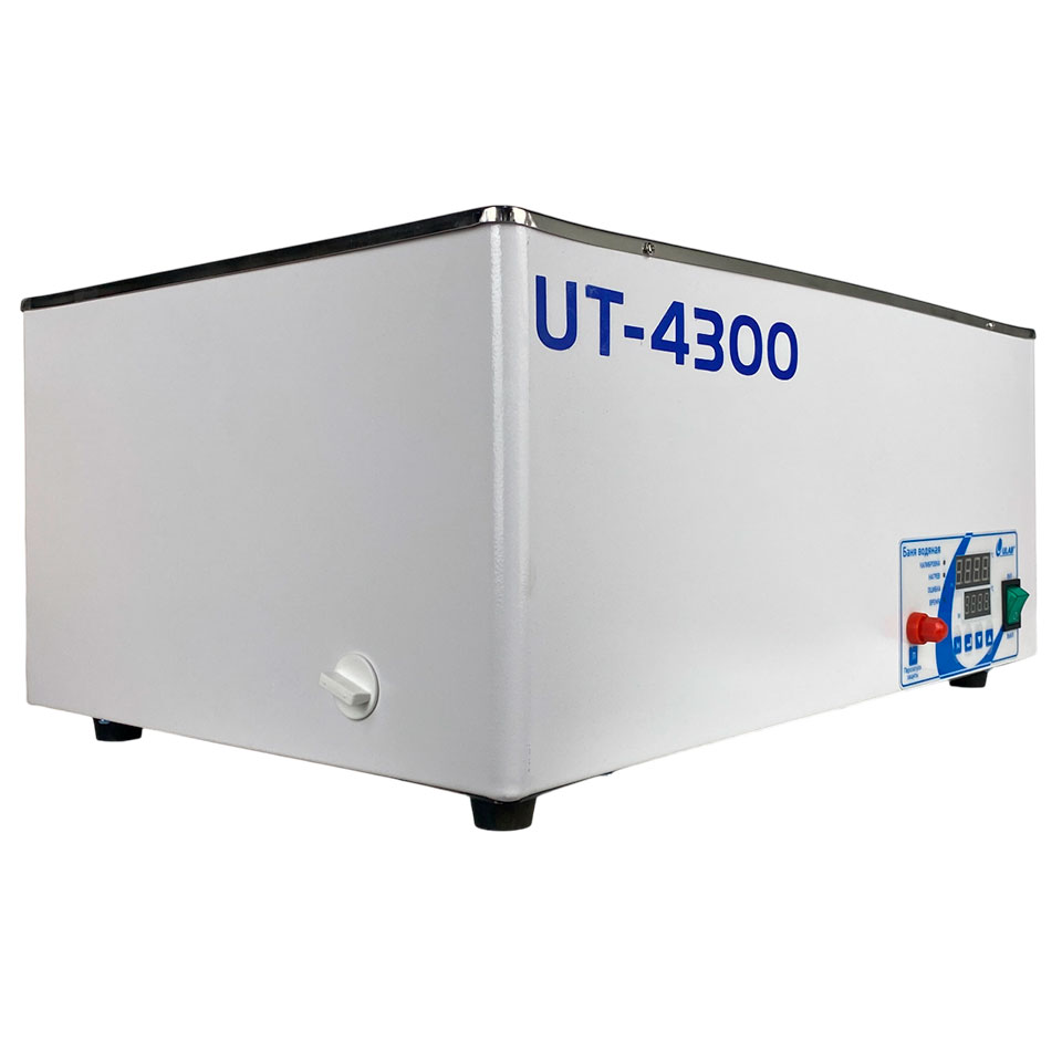 Water bath ULAB UT-4300 (19 l, Troom +5...+100 °C, 6 places)