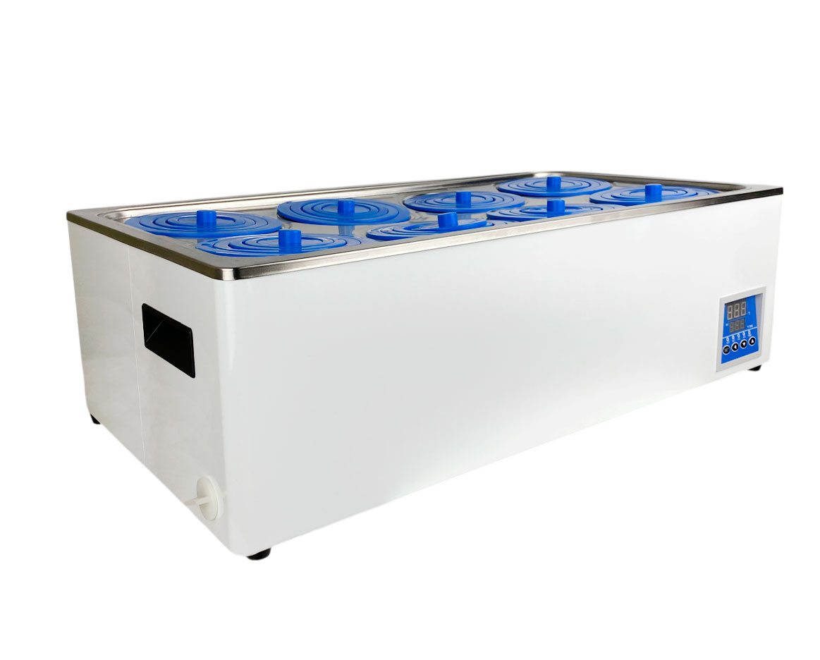 Water bath Stegler WB-8 (26 l, Troom +5...100 °C, 8 places)