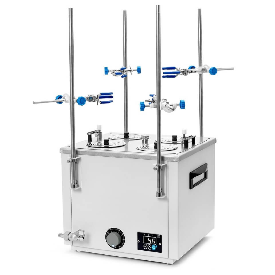 Laboratory bath Termex LB43-Sh (16 l, Troom +5…+200 °C, 4 places, 4 stands)