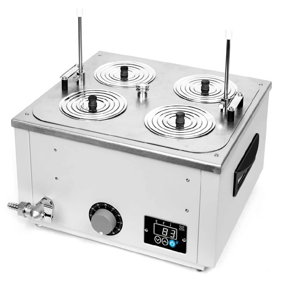 Laboratory bath Termex LB41 (8 l, Troom +5…+200 °C, 4 places)