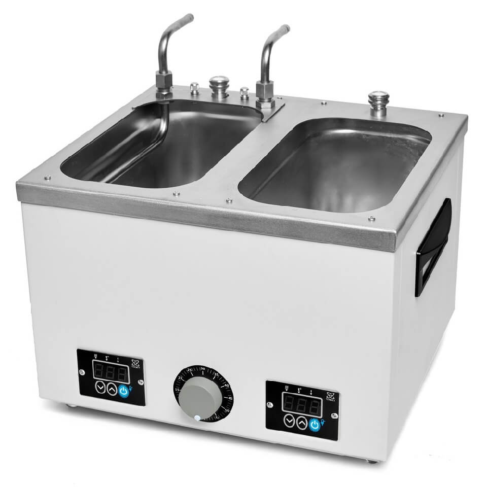 Laboratory bath with 2 working baths Termex LB-57164 (2x5 l, cooling bath: +5…+200 °C, uncooling bath: Troom +5…+200 °C)