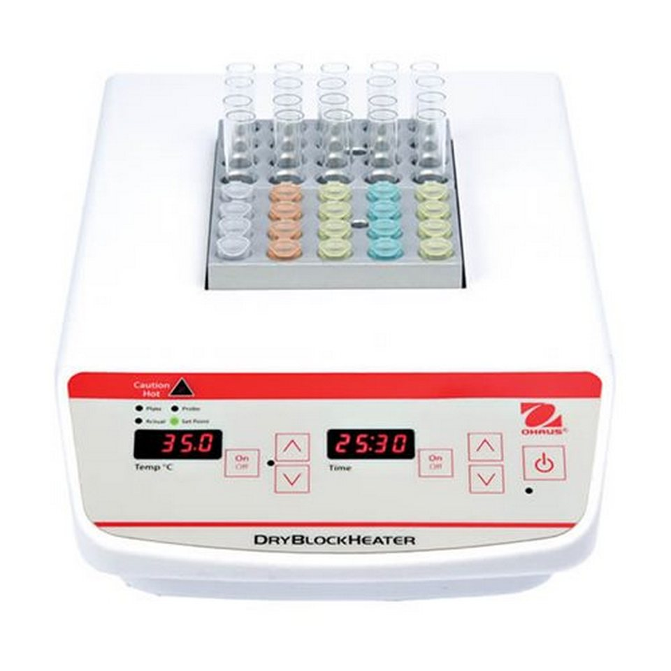 OHAUS HB2DG qattiq termostati (2 birlik, 5 dan 120 °C gacha, raqamli)