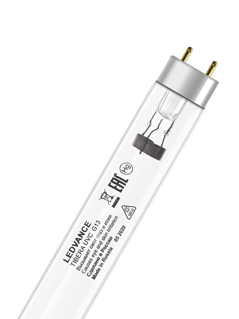 Mikroblarga qarshi chiroq UVC 30W G13 LEDVANCE TIBERA (ozonsiz)
