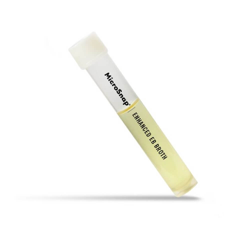Boyitish bulyoni MicroSnap Enchanced EB Broth, 9 ml, Enterobacteriaceae / Coliform bakteriyalari / E.coli uchun, 100 dona/paket, art. ASY0400
