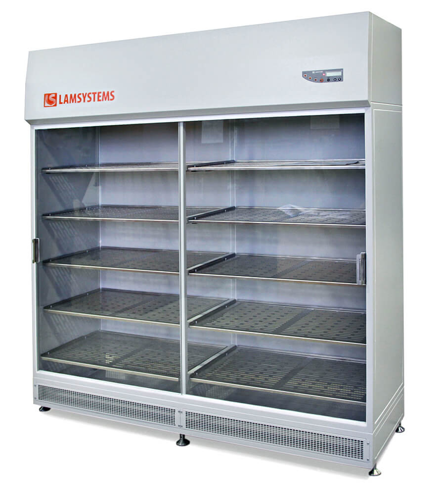 Sterile storage cabinet with sliding doors (KD 432.180.01, art. 2R-S.321-18)