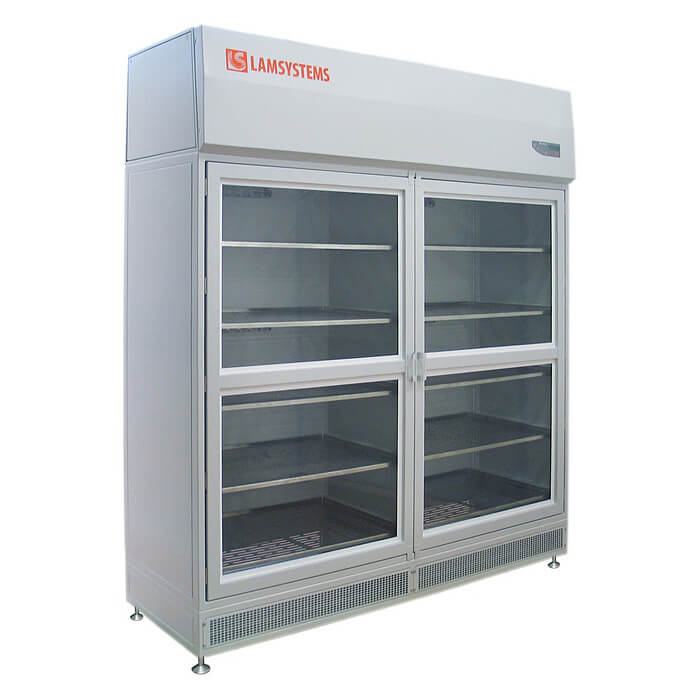 Sterile storage cabinet with hinged doors and UV lamps (KD 442.180.00, art. 2R-S.420-18)