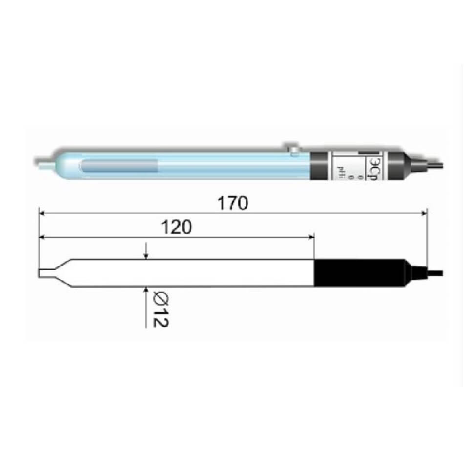 Yo'naltiruvchi elektrod ESR-10101/3.0 (shisha)