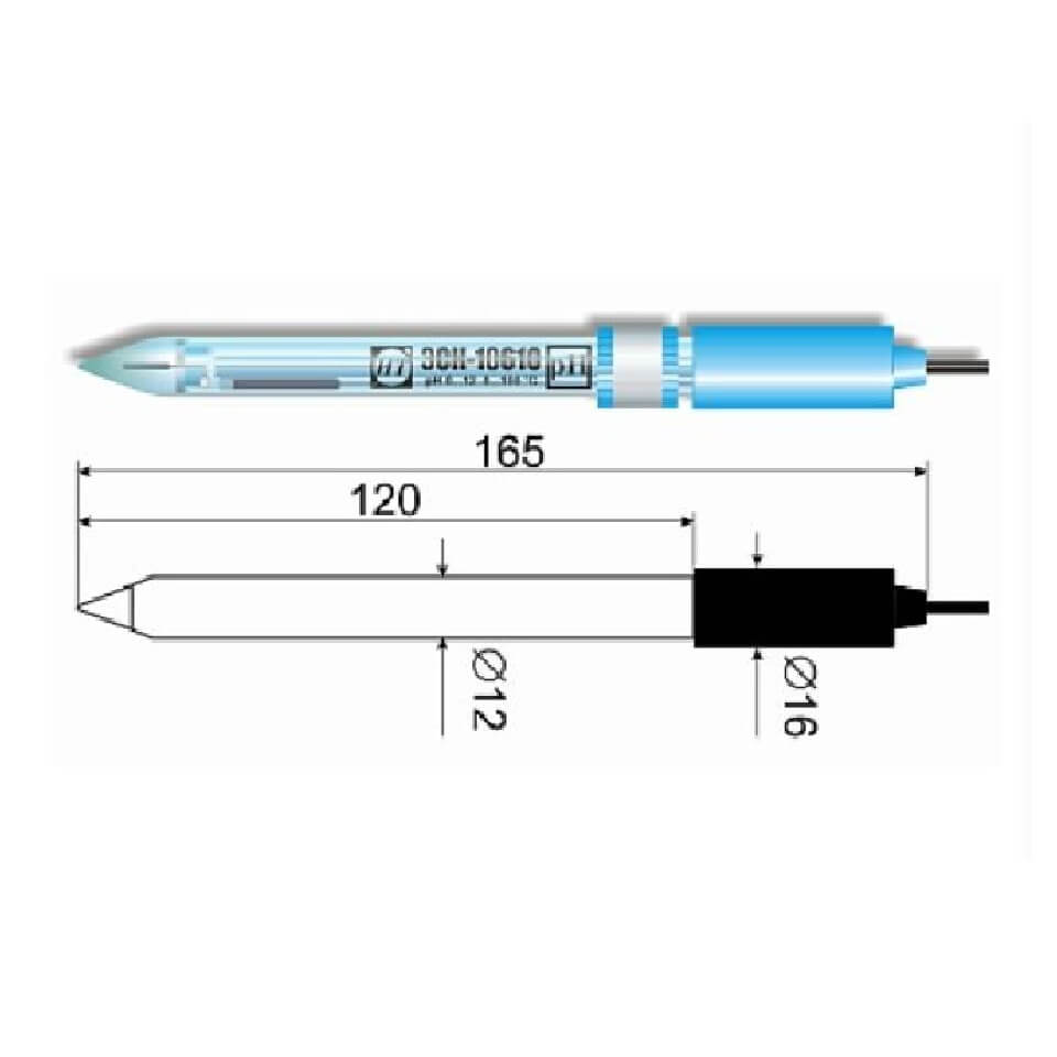 Kombinatsiyalangan elektrod ESK-10610/7 (shisha)