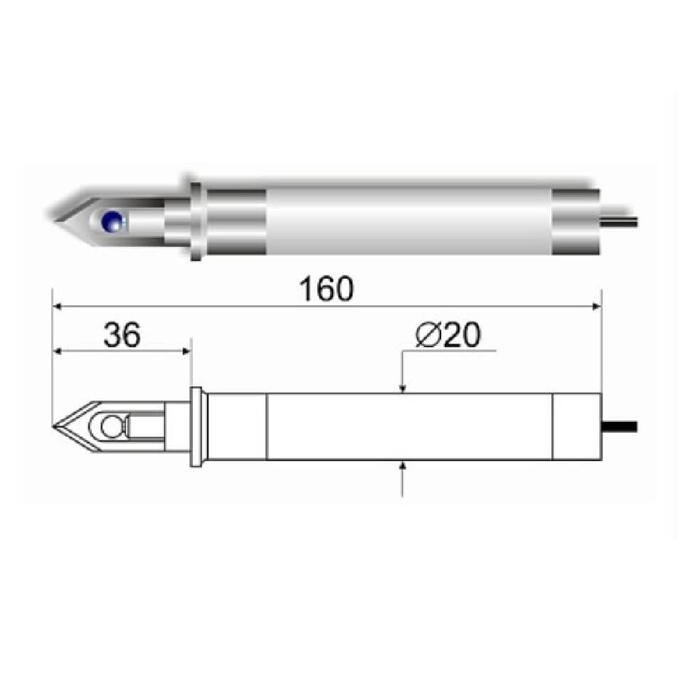 Электрод комбинированный ЭСК-10616/4 (стеклянный, с ножевым устройством)