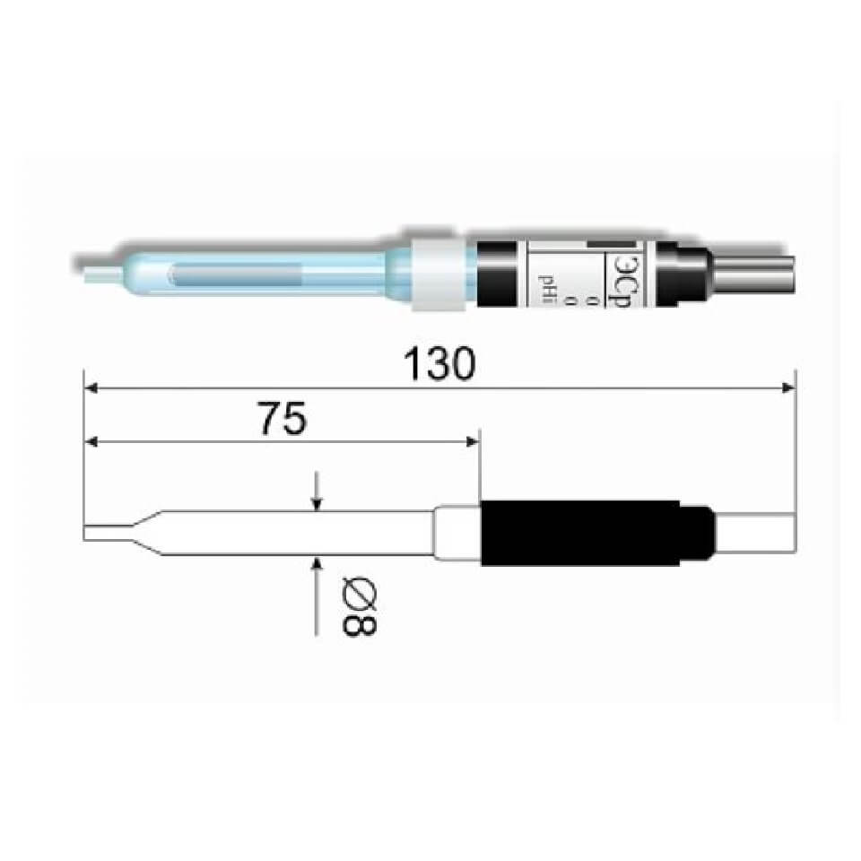 Yo'naltiruvchi elektrod ESR-10107/3,5 (shisha)