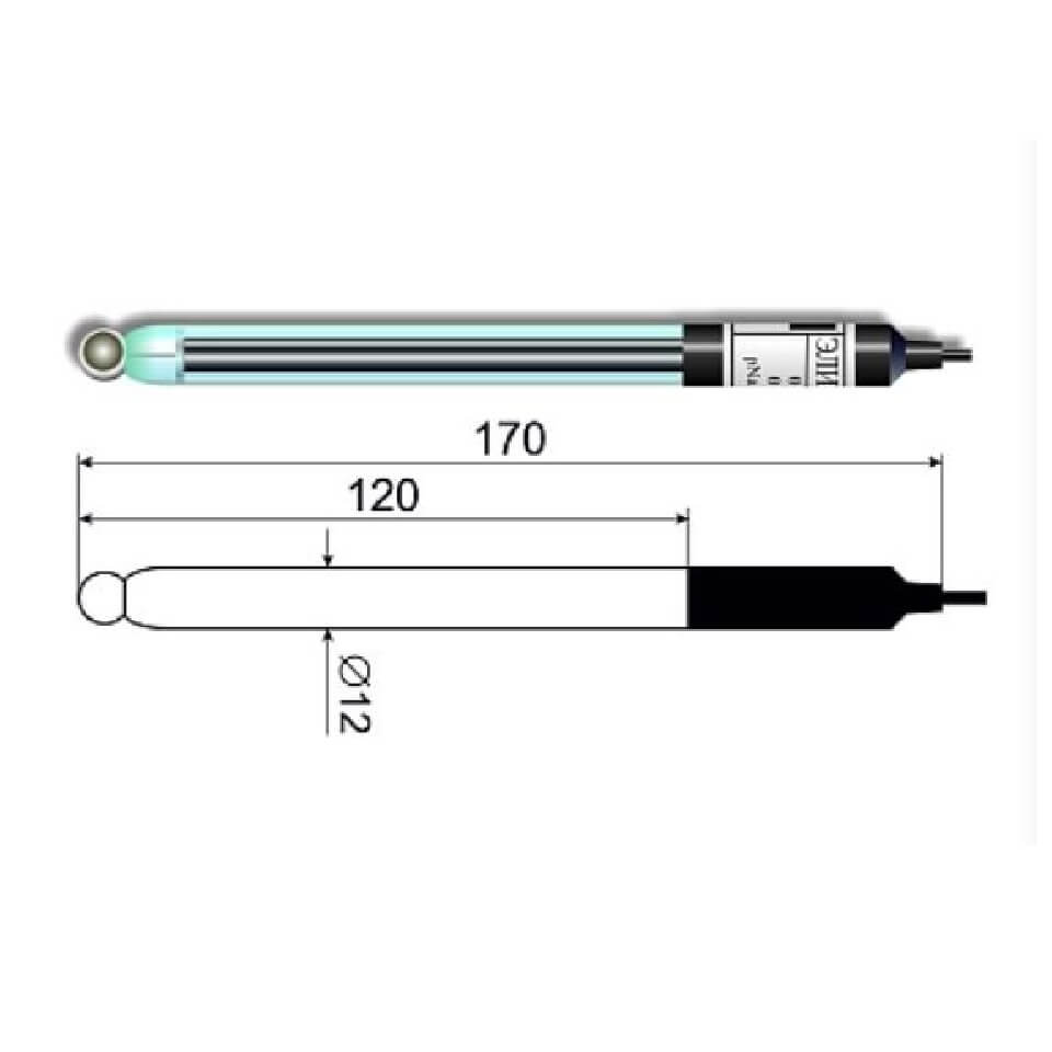Ion selective electrode ELIS-142Na (glass, solid contact)
