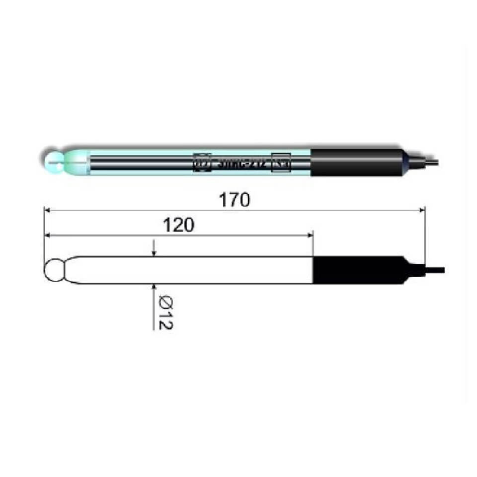 Ion selective electrode ELIS-212Na/4 (glass)