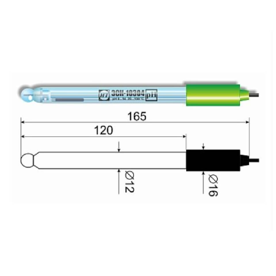 Kombinatsiyalangan elektrod ESK-10304/7 (shisha)