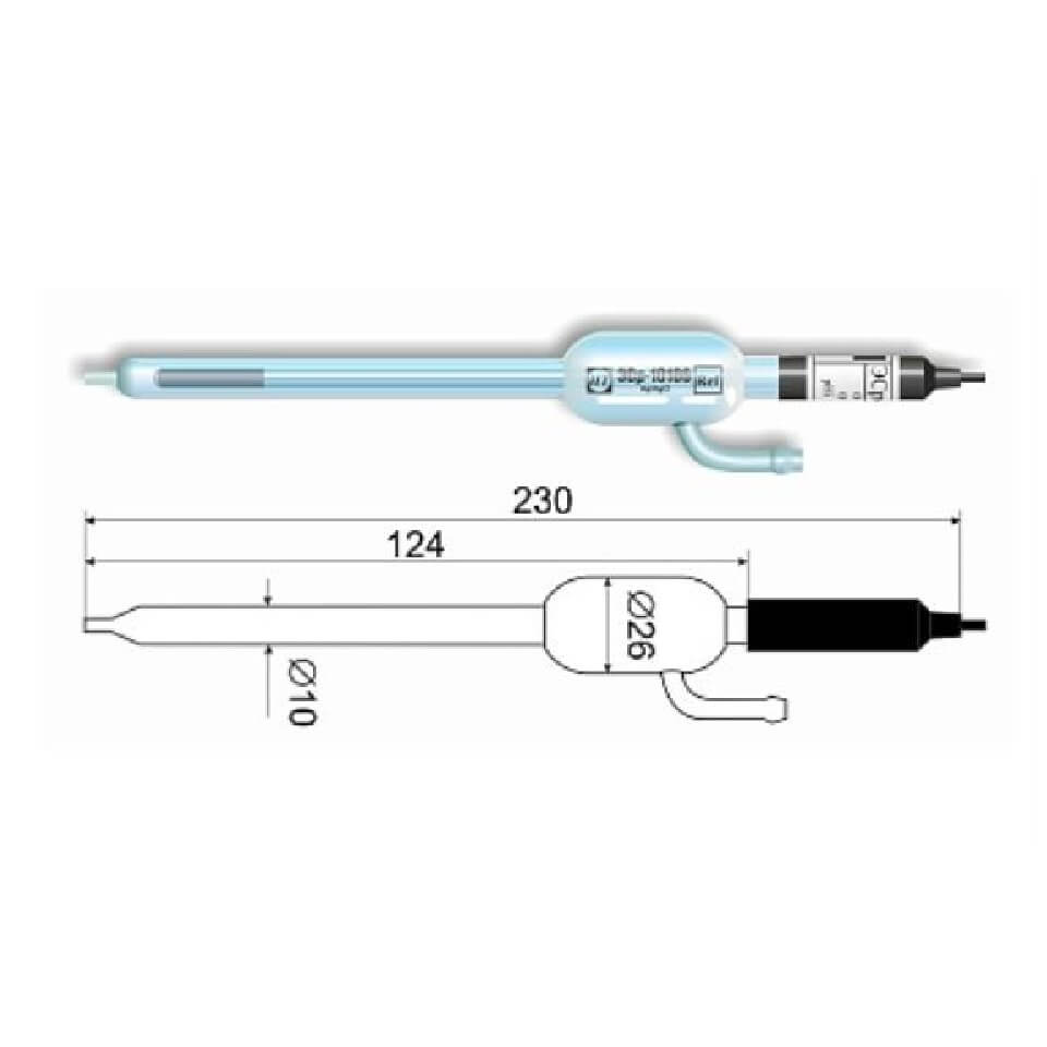 Yo'naltiruvchi elektrod ESR-10106/3,5 (shisha)