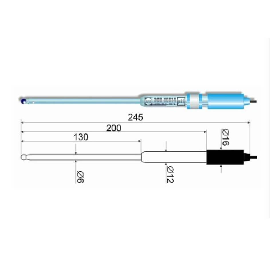 Kombinatsiyalangan elektrod ESK-10614/7 (shisha)