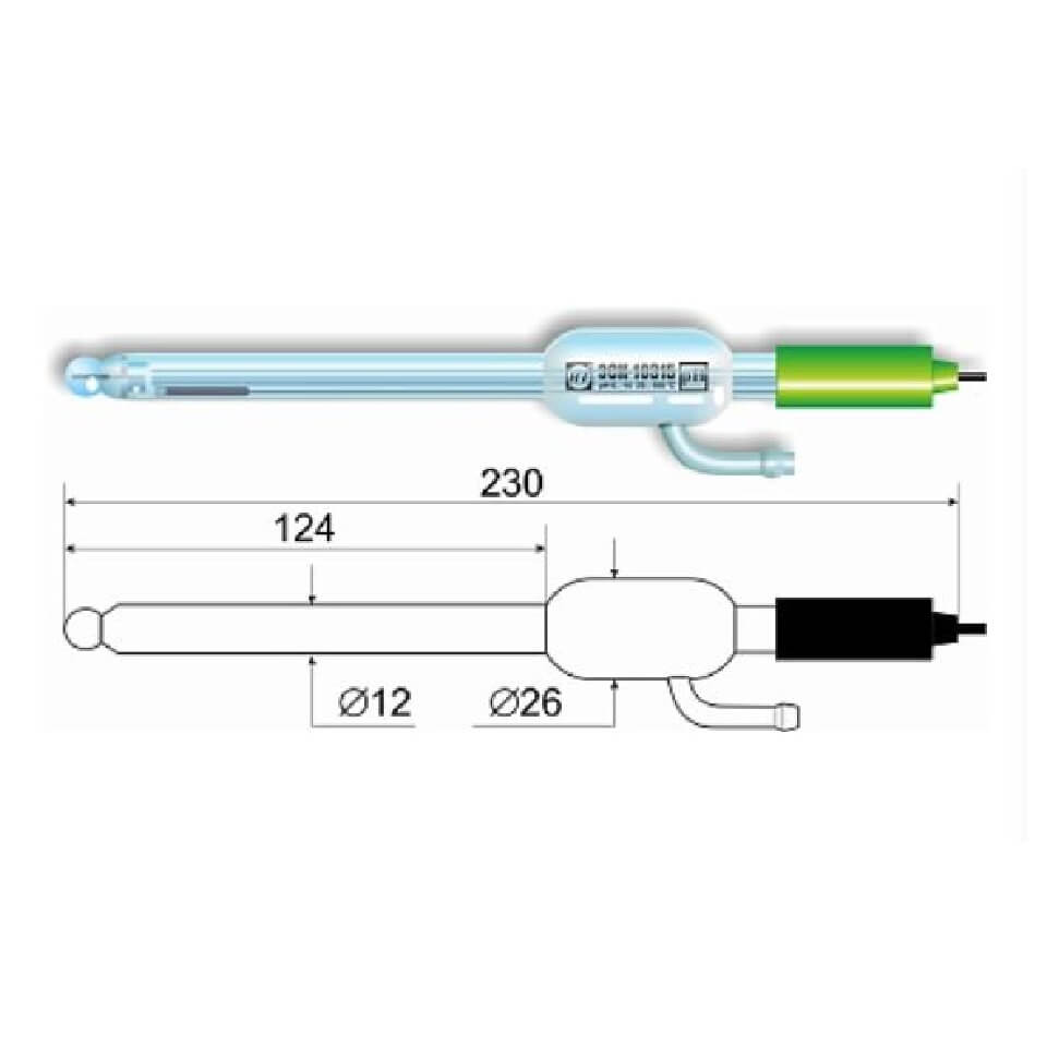 Kombinatsiyalangan elektrod ESK-10315/7 (shisha)