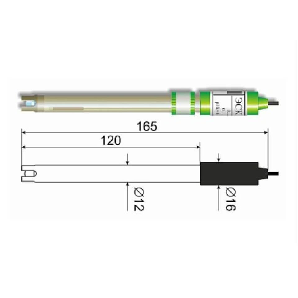 Kombinatsiyalangan elektrod ESK-10307/4 (shisha)