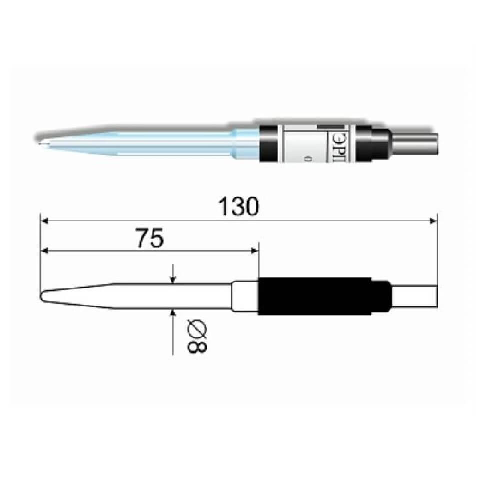 Redoks elektrodi ERP-102 (shisha)