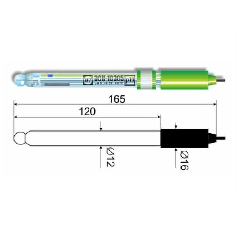 Kombinatsiyalangan elektrod ESK-10305/4 (shisha)