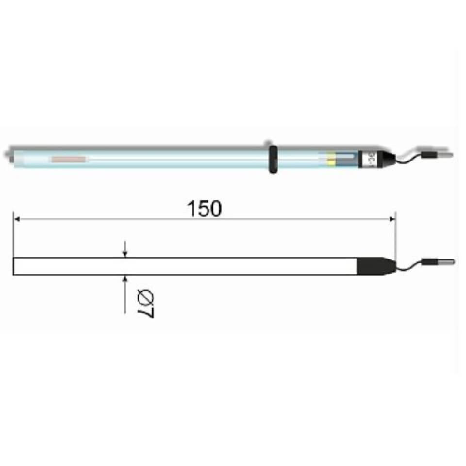 ESR-10111 mos yozuvlar elektrodi (shisha)