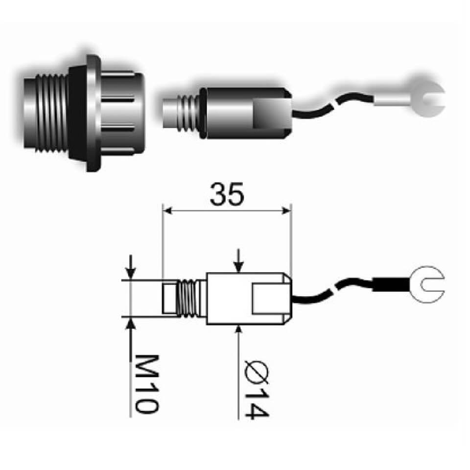 Reference electrode ESR-10112 (plastic)