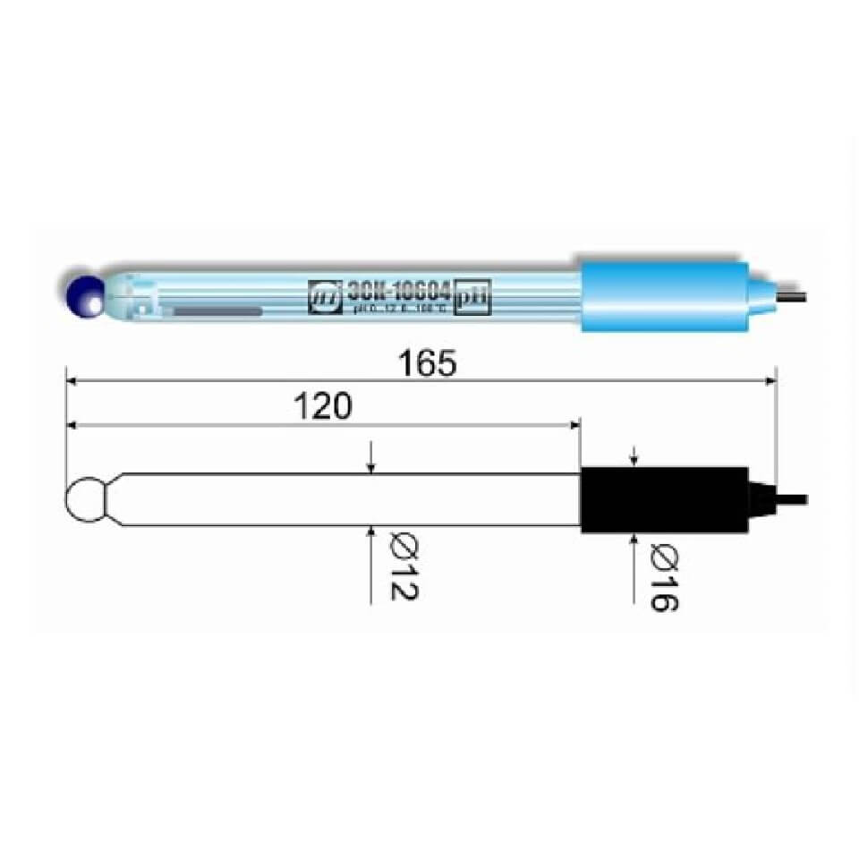 Kombinatsiyalangan elektrod ESK-10604/4 (shisha)
