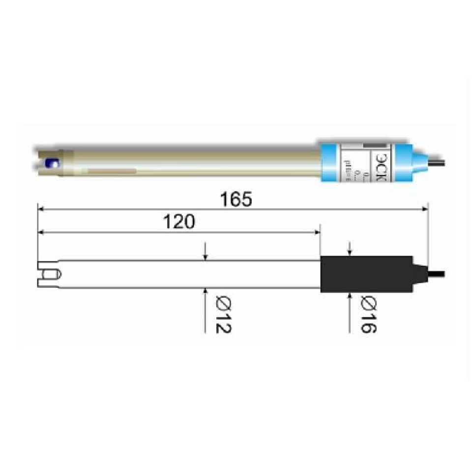Электрод комбинированный ЭСК-10608/4 (стеклянный)