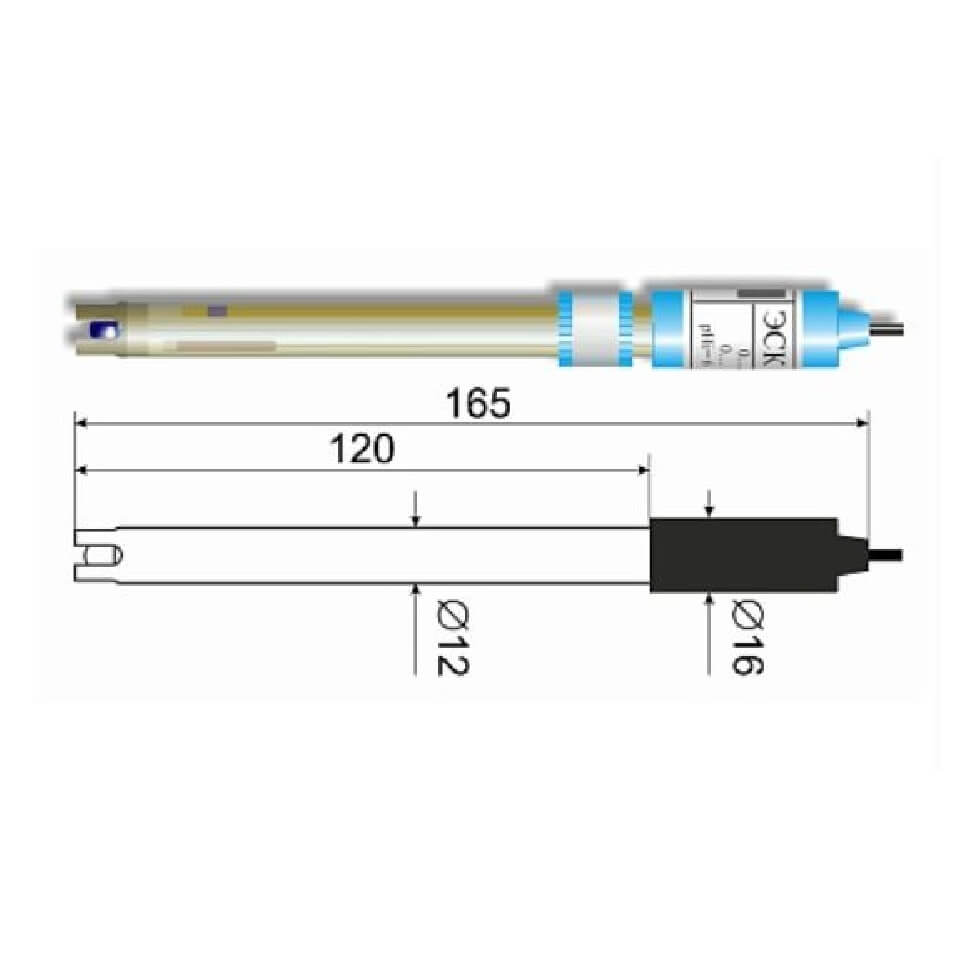 Электрод комбинированный ЭСК-10609/4 (стеклянный)