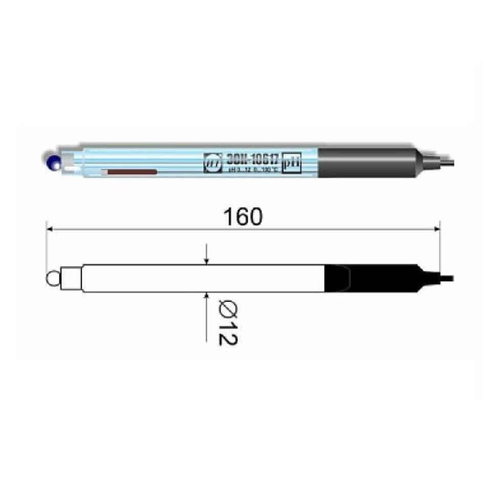 Combined industrial electrode ESK-10617/4 (glass)