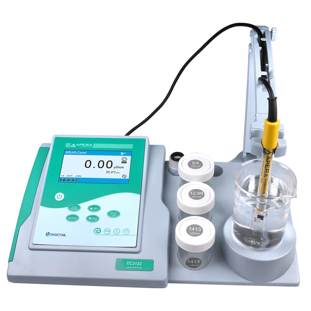 Tabletop conductivity meter ECOSTAB EC2122