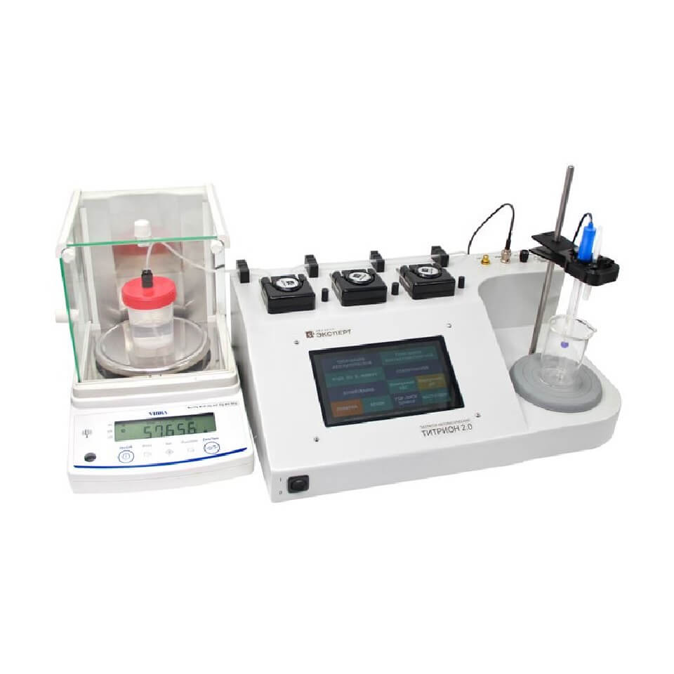 Automatic titrator TITRION 2.0 pH with basic verification